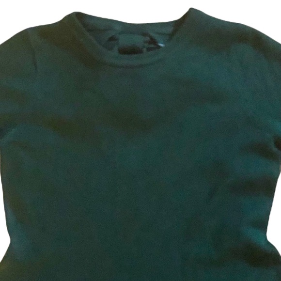 Vince Camuto Forest Green Bow Sweater Dress S NWT - Picture 7 of 11